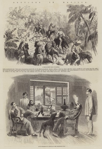 Bocetos en Manila de Frederick John Skill